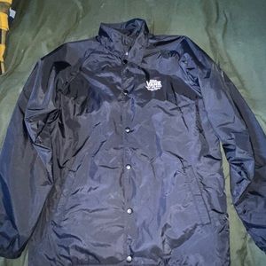 Black Vans Windbreaker